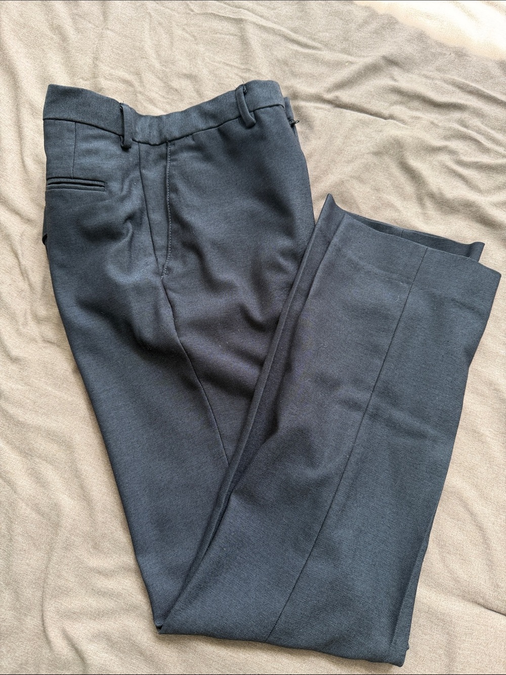 Men's Dress Pants in Dark Gray - Classic Tailored Fit